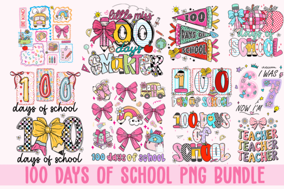 100 Days of School PNG Bundle, Teacher: A Complete Asset Review
