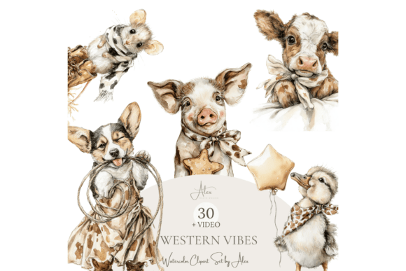 30 Western Clipart: Bringing Rustic Charm to Your Creative Projects