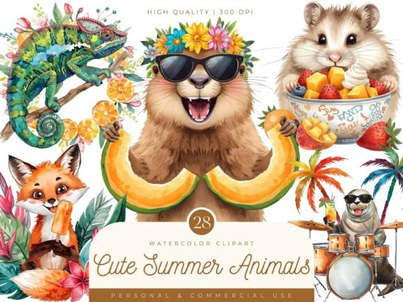 Bring Sunshine to Your Projects with a Summer Clipart Bundle