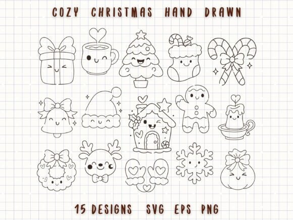 Cozy Christmas Hand Drawn SVG: Your New Secret Weapon for Holiday Crafts