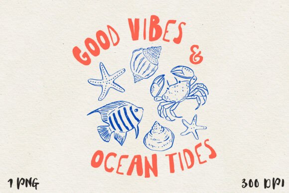 Good Vibes, Ocean Tides: Coastal Shell Design