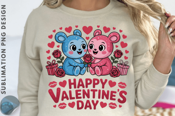 Happy Valentine's Day Sublimation PNG Design: A Designer's Go-To Asset
