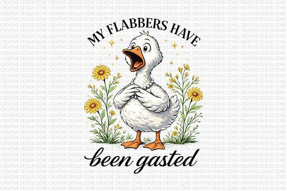 My Flabbers Have Been Gasted PNG: A Goose for Every Occasion